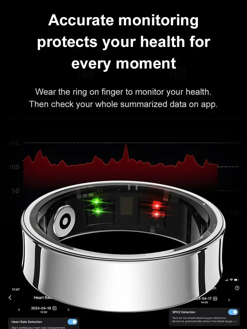 Vaitur™ Future Smart Ring | Health & Fitness Monitor 